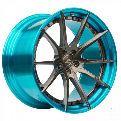 ZP.FORGED 16 Deep Concave | Brushed Black / Atlantis Blue Lip ZP.FORGED 16 Deep Concave | Brushed Black / Atlantis Blue Lip